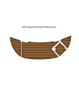 2005 Chaparral 232 Swim Platform Step Boat EVA Foam Faux Teak Deck Floor... - $5,807.05 MXN