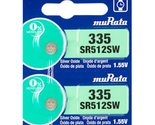 Murata 335 Battery SR512SW 1.55V Silver Oxide Watch Button Cell (10 Batt... - £4.29 GBP+