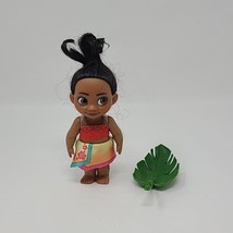 Disney Animators Collection Moana Mini 5&quot; Doll Figure Figurine Toy - £8.90 GBP