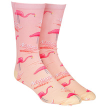 Natural Light Naturdays Flamingos All Over Print Crew Socks Multi-Color - £11.76 GBP