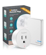 Remote Control Outlet,15A/1500W, 500 Feet Rf Range Remote Light Switches... - £32.72 GBP
