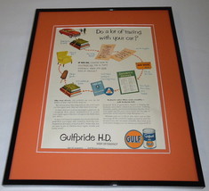 1951 Gulf Gulfpride HD Oil Framed 11x14 ORIGINAL Vintage Advertisement C - $49.49