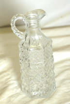 Wexford Vinegar Oil Cruet Bottle Clear Glass Anchor Hocking - $313.52 MXN