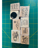 Stampin up Boys At Work Rubber Stamps #6 - £4.98 GBP