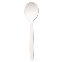 Dixie PSM21 Plastic Mediumweight Soup Spoons - White (1000/Carton) New - £40.88 GBP
