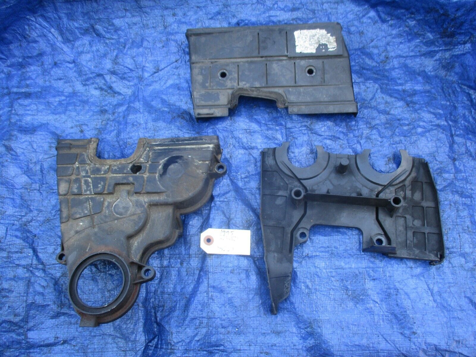 90-95 Acura Integra B18B1 OEM timing cover set upper lower engine motor ... - $124.99