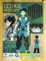 My Hero Academia Bright Future Ichiban Kuji G B4 Clear Poster Izuku Midoriya - £27.41 GBP