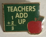 Teachers Add Up 1989 Vintage Collectible Pin J1 - £6.32 GBP