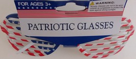 Patriotic American Usa Glasses 1/Pk: Shade Bars - £2.36 GBP