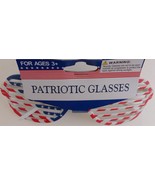 PATRIOTIC AMERICAN USA GLASSES 1/Pk: Shade Bars - £2.36 GBP