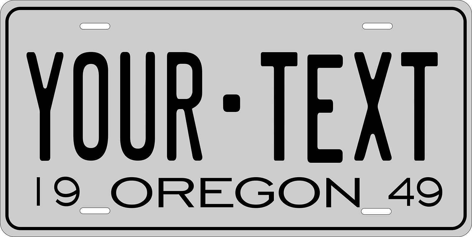 Oregon 1949 Personalized Tag Vehicle Car Auto License Plate - $16.75