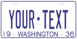 Washington 1936 Personalized Tag Vehicle Car Auto License Plate - £13.30 GBP