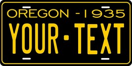 Oregon 1935 Personalized Tag Vehicle Car Auto License Plate - £13.37 GBP