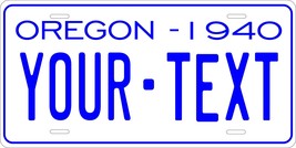 Oregon 1940 Personalized Tag Vehicle Car Auto License Plate - $16.75