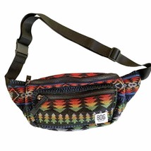 Urban Outfitters BDG Tapestry Black Multicolor Geo Print Waist Crossbody... - £21.98 GBP