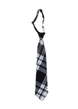 Beautifulfashionlife Unisex Pre-Tied Adjustable Tartan tie (Necktie, Bla... - £7.77 GBP