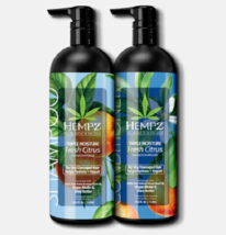 2 Hempz Triple Moisture Herbal Replenisihing Shampoo + Conditioner 33.8OZ Each - £38.90 GBP