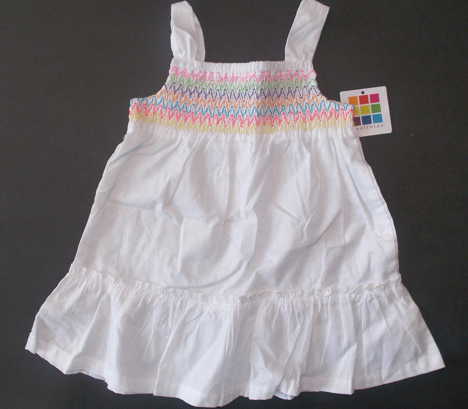 Healthtex Toddler Girls Sleeveless Dress Size 18 Months NWT - £5.69 GBP