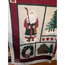 Leslie Beck Cranston VIP Fabric Panel Christmas Wall Hanging Northwoods Noel - £11.96 GBP