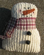  GAD344- Snowman Chenille with bells for buttons  - £7.15 GBP
