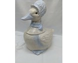 Vintage 12&quot; Mother Goose Ceramic Cookie Jar Glossy Glaze - £38.04 GBP