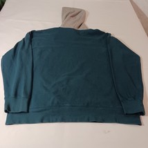 BCG Men's Green & Gray Pullover Long Sleeve Hoodie Sweatshirt Pockets Size XL  image 2