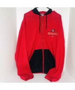 Vintage San Francisco 49ers NFL Fitness Serious Impact Zip Up Windbreake... - $49.45