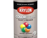 Krylon COLORmaxx Spray Paint + Primer, Matte Sand Dollar, 12 Oz. - $12.95