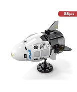 88 pcs Space Capsule Building Block Set – Mini Spacecraft Model with Dis... - £9.91 GBP