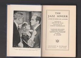 The Jazz Singer by Arline De Haas 1927 movie ed true 1st     - £15.75 GBP
