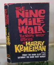 1967 Harry Kemelman NINE MILE WALK-Nicky Welt Mysteries-HCDJ - £15.45 GBP