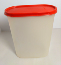 Tupperware Modular Mates Oval/Red Lid Food Storage Container 2.3 Liters/... - $16.87