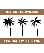 Palm tree svg, palm trees svg, palm tree dxf, palm trees dxf, palm tree ... - $1.49