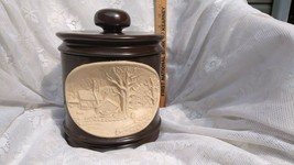 Hershey Cookie Jar Canister Mold  3-D Country Vintage - £48.60 GBP