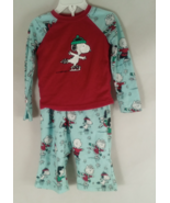 Peanuts Christmas 2 Piece Pajama Toddler 2T - $129.09 MXN
