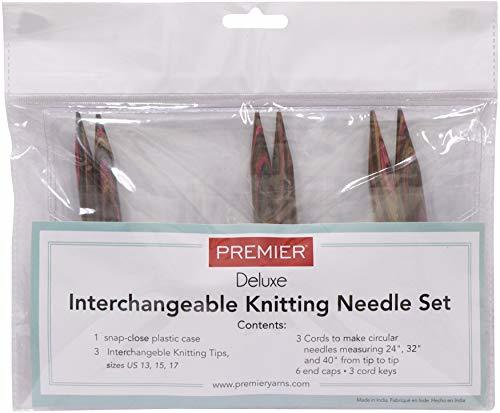Premier Interchangeable Knitting Set-Sizes 13, 15 & 17 - $39.99