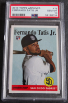 2019 Topps Archives #75 Fernando Tatis San Diego Padres Baseball Card PSA 10 - £31.46 GBP