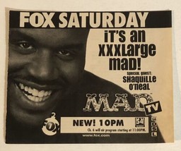 Mad TV Tv Guide Print Ad Shaquille O’Neal TPA12 - £4.67 GBP