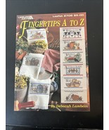 Leisure Arts #2706 Fingertips A to Z Deborah Lambein Towels  Country 26 ... - $7.92