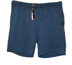 Hugo Boss  Dark Blue Black Logo Men&#39;s Jersey Cotton Casual Shorts  Size 2XL - £55.16 GBP