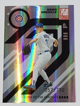 2005 Greg Maddux Donruss Elite Mlb Baseball Card Limited /750 Foil Chicago Cubs - £7.14 GBP
