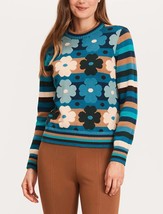 Tyler Boe floral stripe crew sweater in MULTI - £84.46 GBP