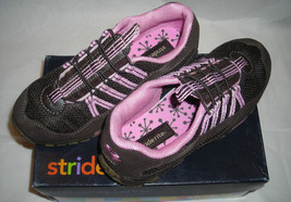 Stride Rite Girls Milena Brown/Begonia Leather Tennis Shoes 2.5 Medium Y... - $42.00