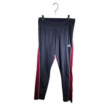 adidas Women's Sportswear Collegiate Leggings Size Large Blue Red - $17.33