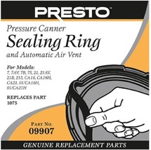 Presto 09907 Pressure Cooker Sealing Ring &amp; Automatic Air Vent - £8.80 GBP