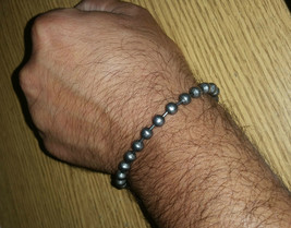 27 Sarbloh Pure Steel Meditation Praying Beads Talisman Sikh Simarna Bracelet - $9.40