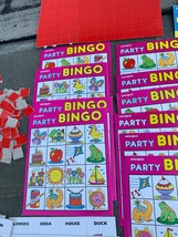 Caldor Unique brand Party Bingo Set For 16 Players 1992 Open Box - £11.89 GBP