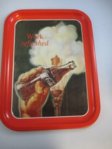 Coca-Cola C.E Heinzerling 1993 Work Refreshed Flat Reproduction Tray - £7.50 GBP