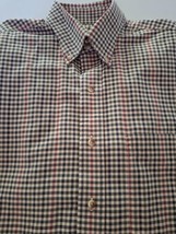 Jos. A Bank Travelers Collection Sz S Multii Plaid Cotton L/S Button Dow... - $14.35