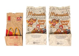 Vintage McDonalds Disney Happy Meal Bags 2001 100 Years Of Magic Bag 2002 - £4.55 GBP